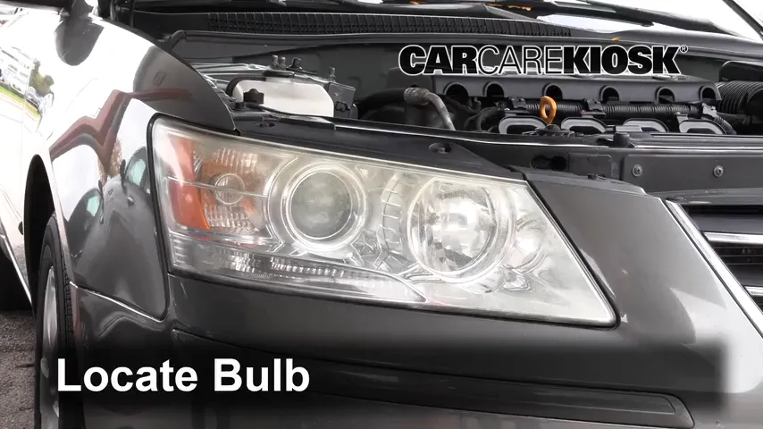 2010 Hyundai Sonata GLS 2.4L 4 Cyl. Lights Turn Signal - Front (replace bulb)